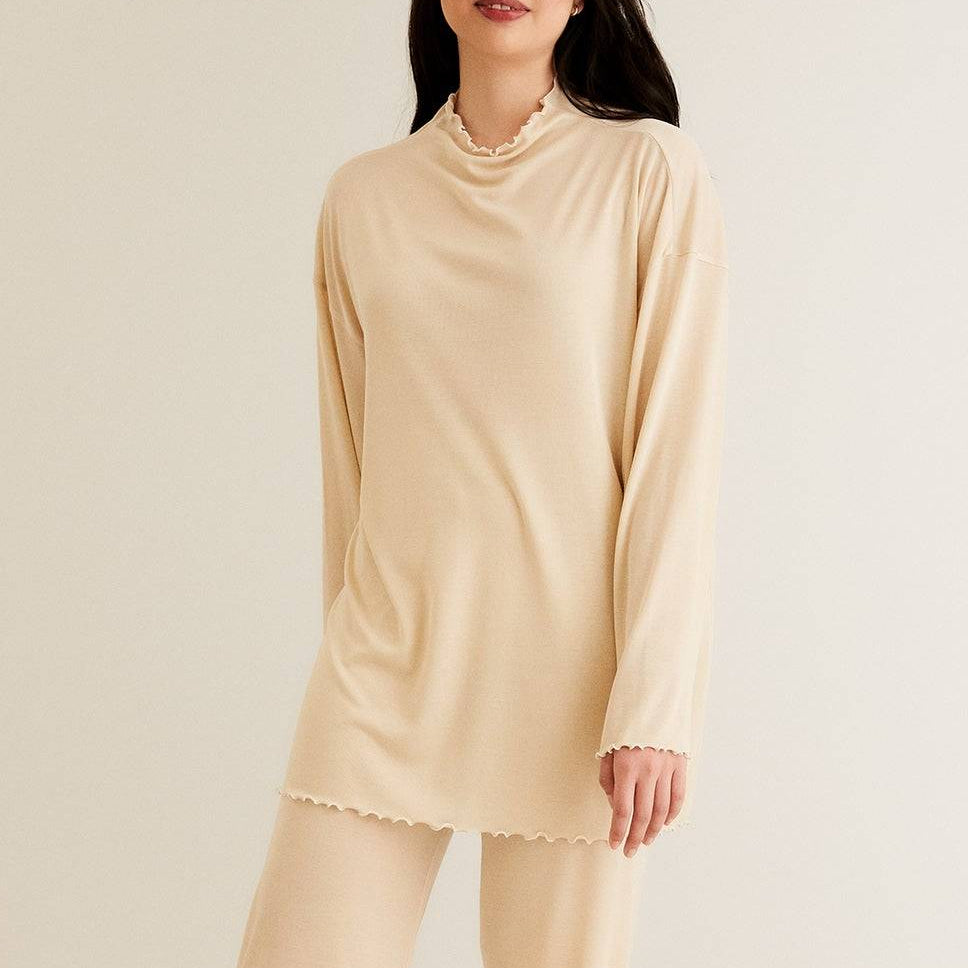 PDF Sewing Pattern | Olo Funnel Neck Tee &amp; V-Neck Tee | Named Clothing