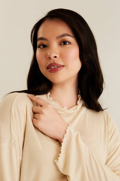 PDF Sewing Pattern | Olo Funnel Neck Tee &amp; V-Neck Tee | Named Clothing