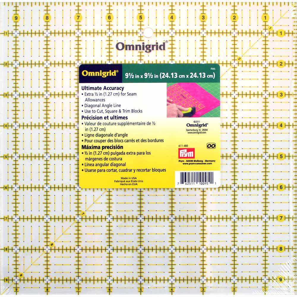 OMNIGRID Ruler - 91⁄2″ x 91⁄2″ (24.1 x 24.1cm)