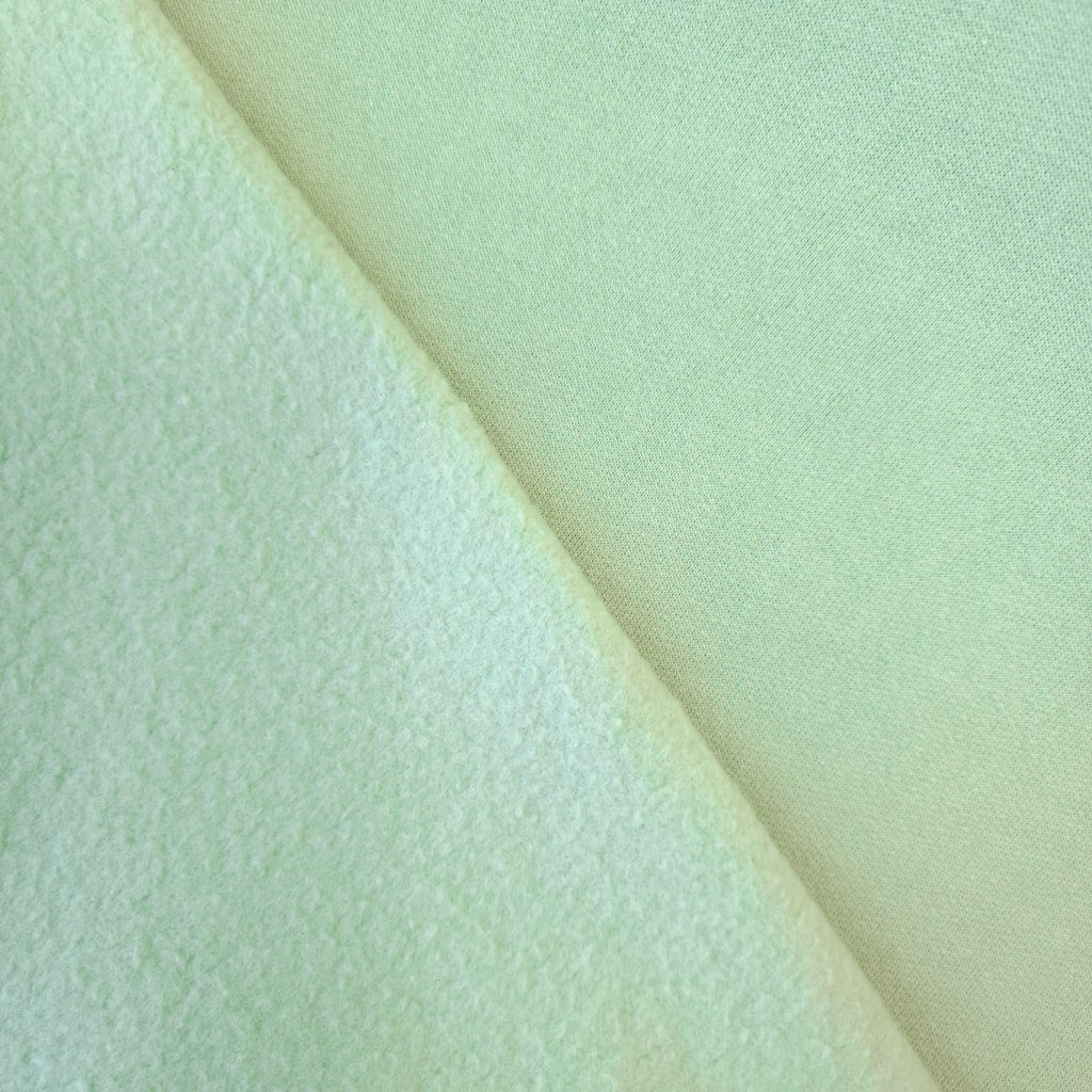 Organic fleece Fabric Mint 