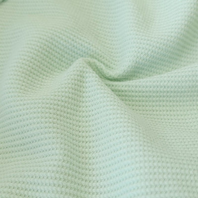 Organic Waffle Jersey | 55 cm | Mint | END OF ROLL