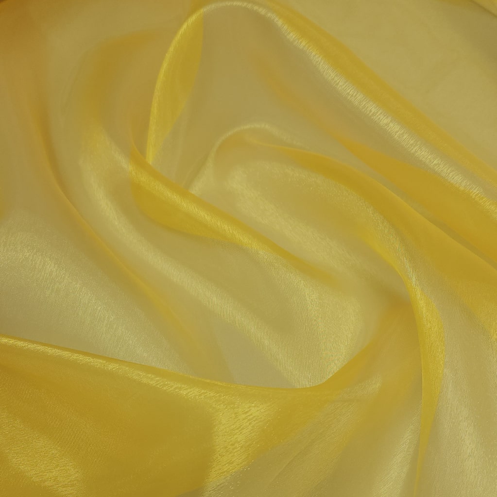 Organza Fabric- Yellow