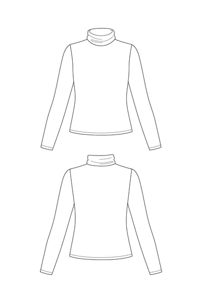 PDF Sewing Pattern | Paola turtleneck tee | Named Clothing