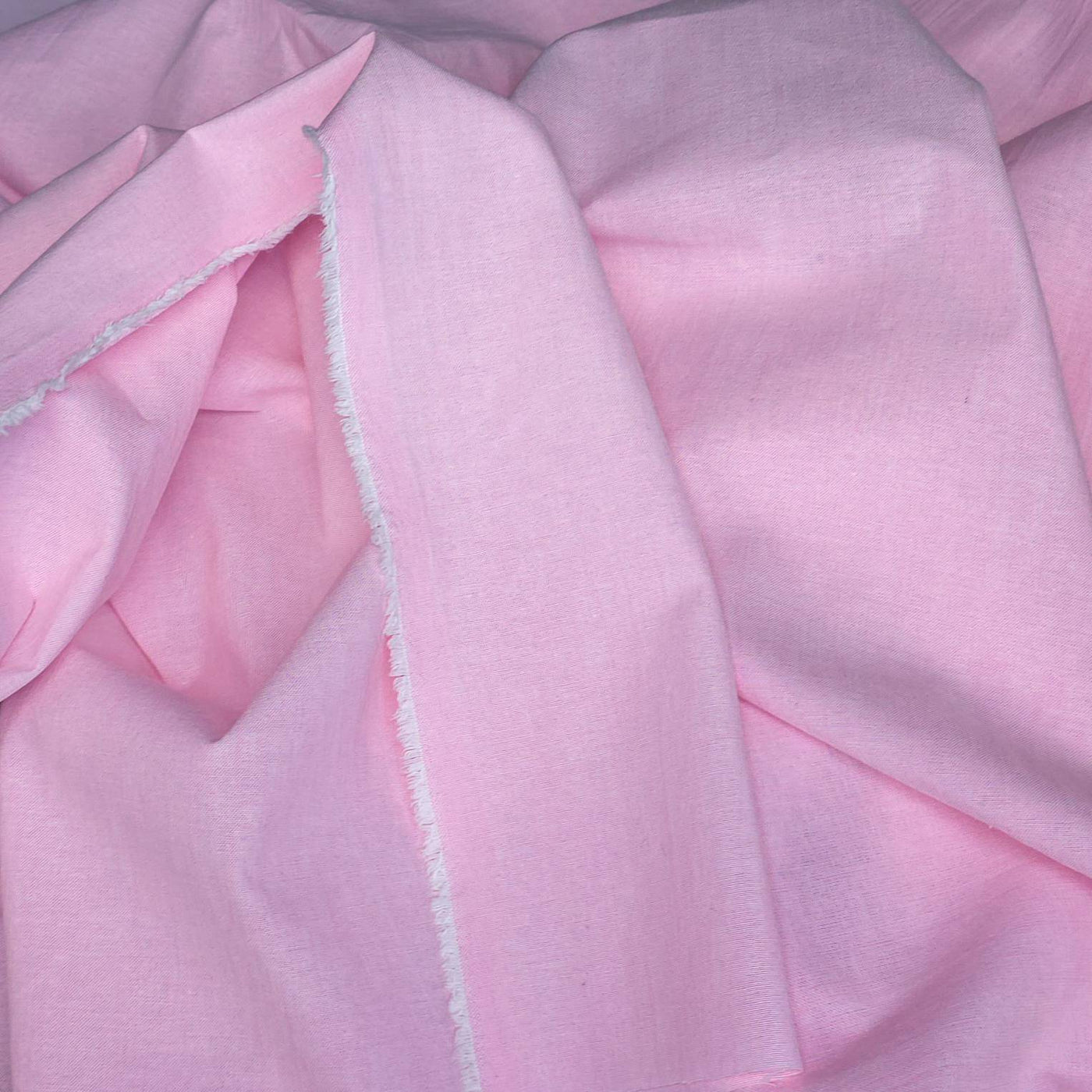 Pink Cotton Broadcloth | Crisp Shirting