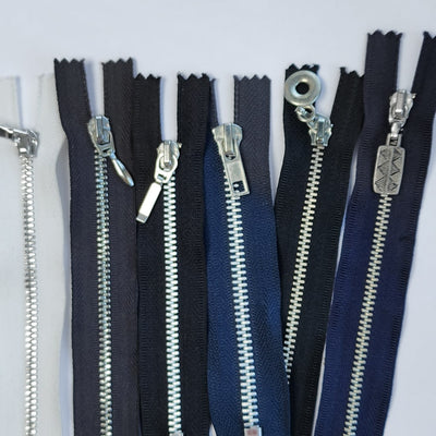 Zipper | 5" 1/2 - 13,5 cm | Pack of 6 | no 1