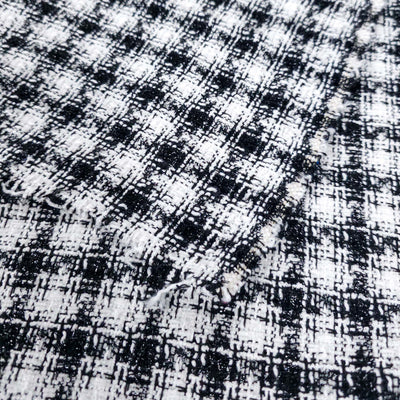 Coating | Plaid | Black & White