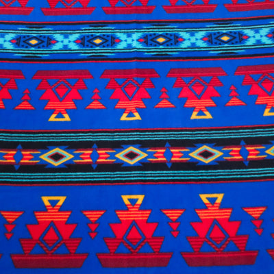 Polar Fleece | Aztec | Heirloom | Cobalt