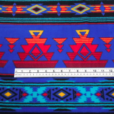 Polar Fleece | Aztec | Heirloom | Cobalt