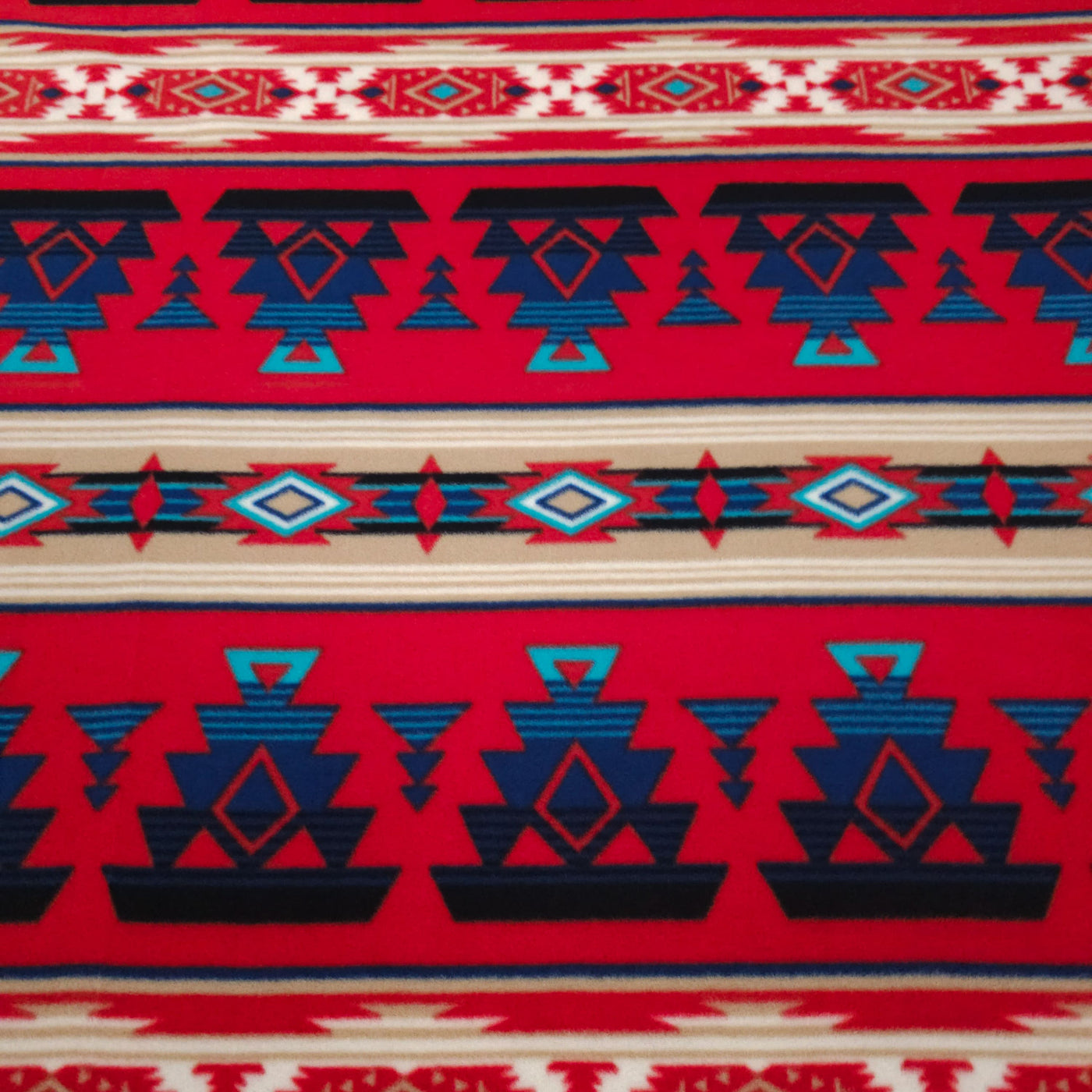 Polar Fleece | Aztec | Heirloom | Red