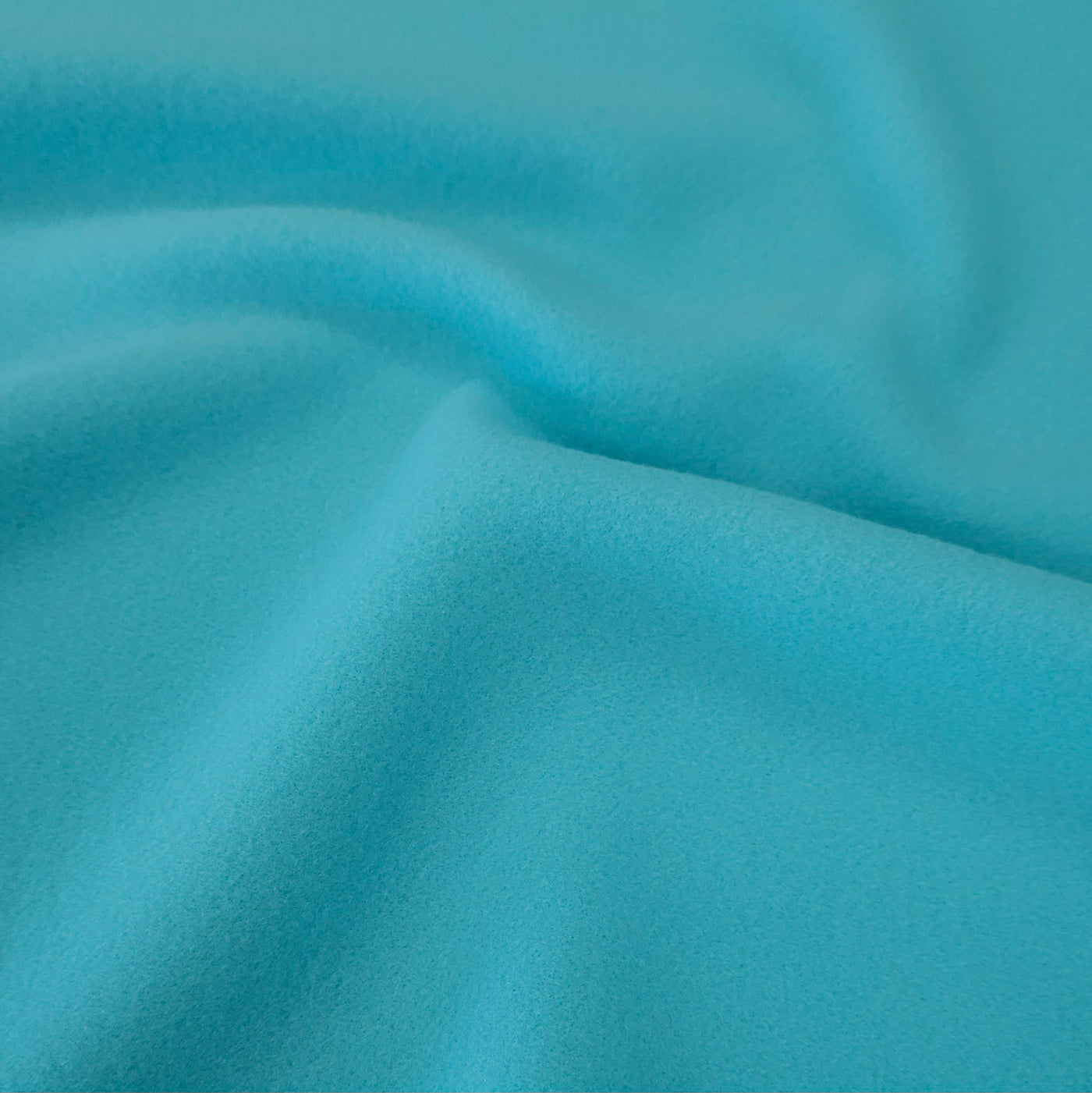 Polar Fleece | Solid | Turquoise | 92 cm | END OF ROLL