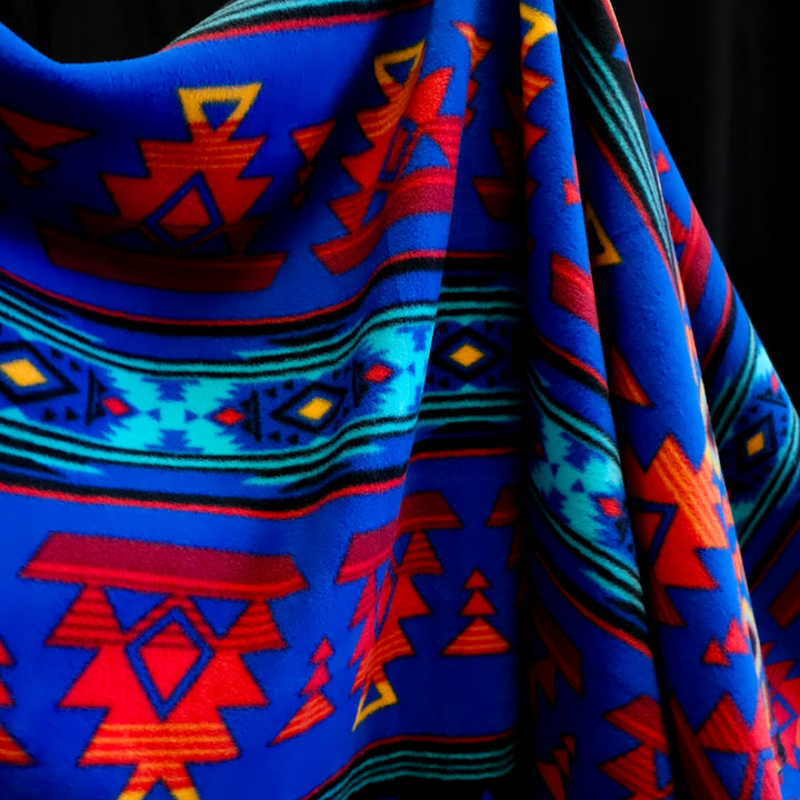 Cozy & Stylish Polar Fleece Fabric Aztec Print – Shop Soft, Warm
