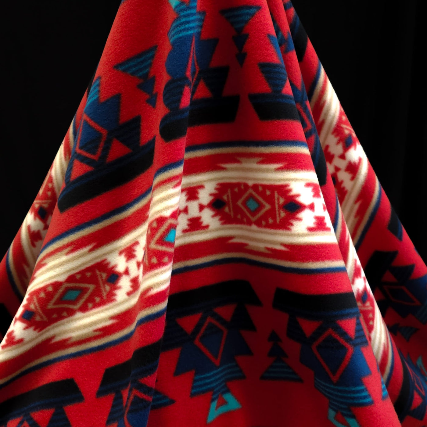 Polar Fleece | Aztec | Heirloom | Red