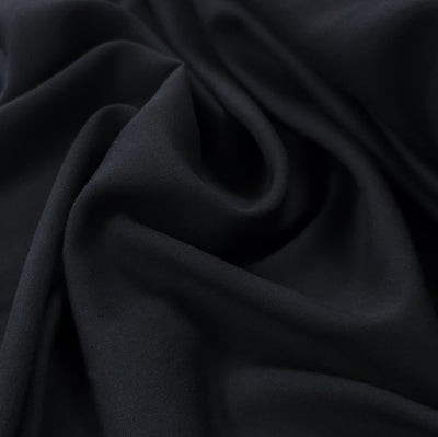 Viscose Twill | Black | 54 cm | END OF ROLL