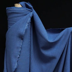 Rayon & Linen Blend | Oeko-Tex Certified | Dark Denim | 1 M | END OF ROLL
