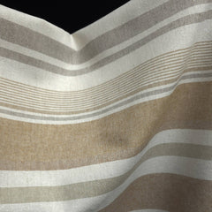 Recycled Canvas Stripes | Natural & Ecru | Katia Fabrics