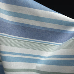 Recycled Canvas Stripes | Green & Blue | Katia Fabrics