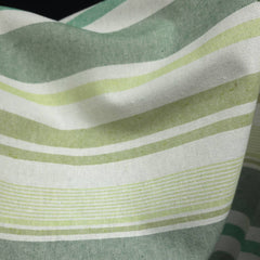 Recycled Canvas Stripes | Green | Katia Fabrics