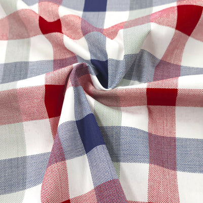 100% Cotton | Red, Green & Blue Plaid