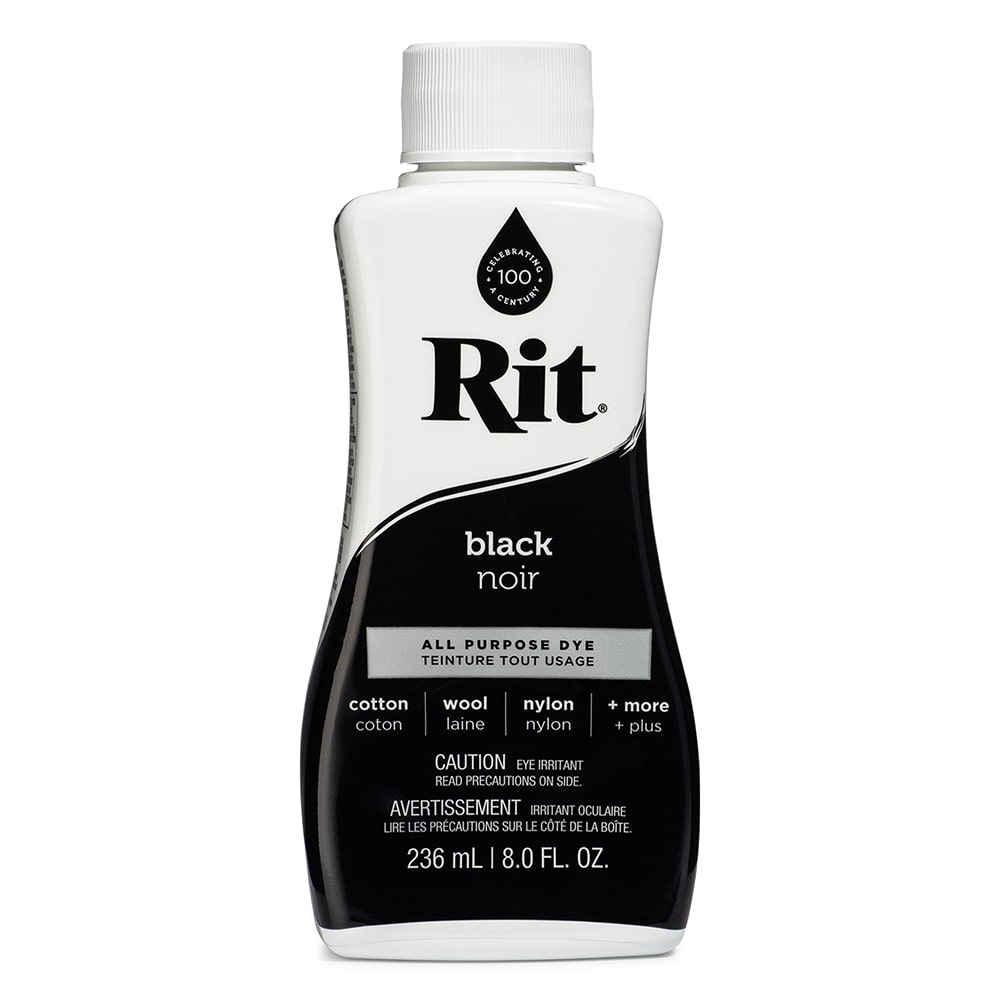 RIT All Purpose Liquid Dye | 236 ml (8 oz) - Black 