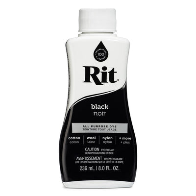 RIT All Purpose Liquid Dye | 236 ml (8 oz) - Black 