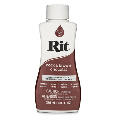 RIT All Purpose Liquid Dye | 236 ml (8 oz) - Cocoa Brown 