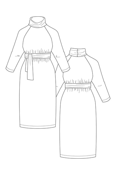 PDF Sewing pattern | Salla sweater dress | Named Clothing