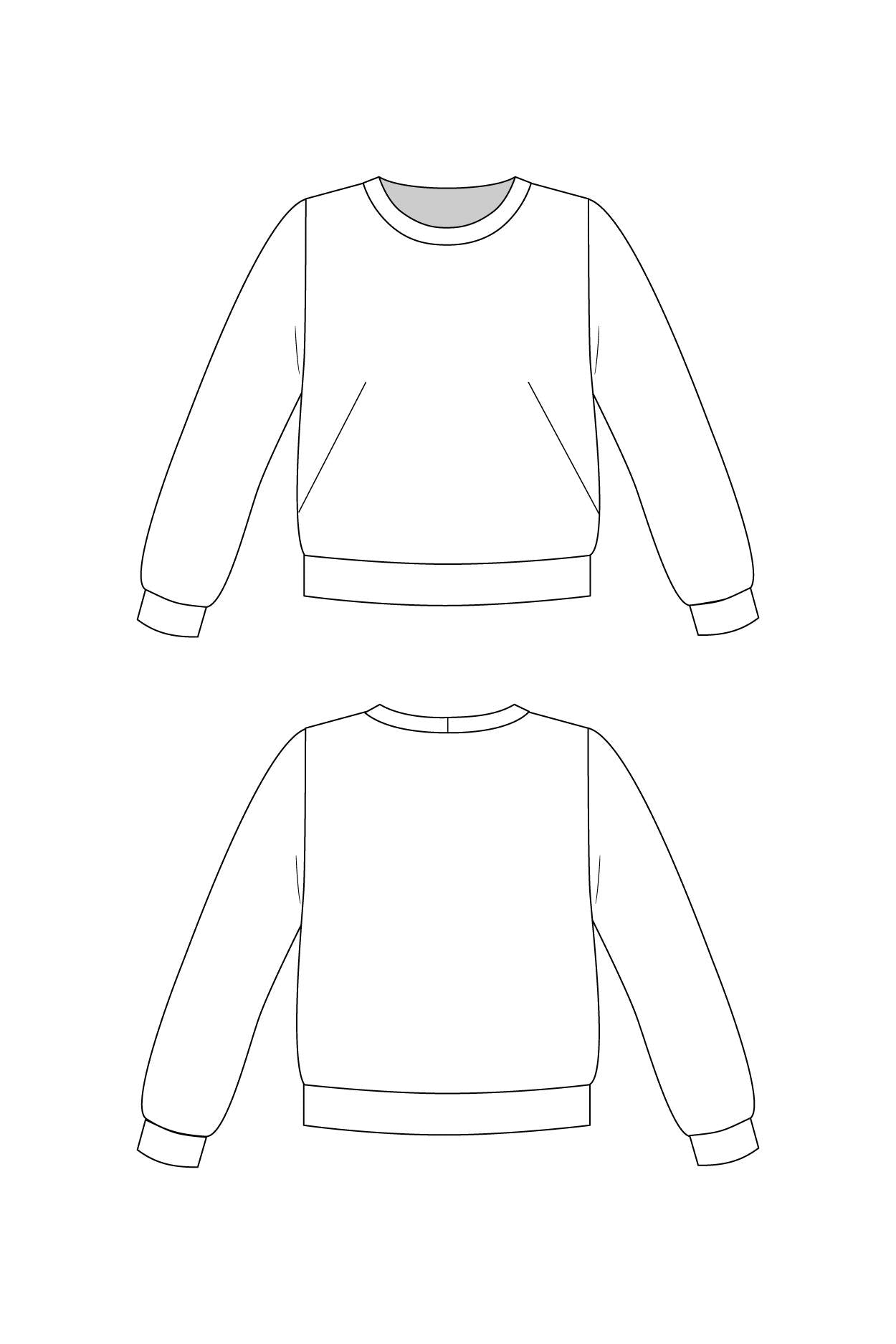 PDF Sewing Pattern | Sloane Sweatshirt | Named Clothing