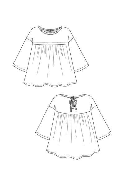 PDF Sewing Pattern | Syli Dress &amp; Blouse | Named Clothing