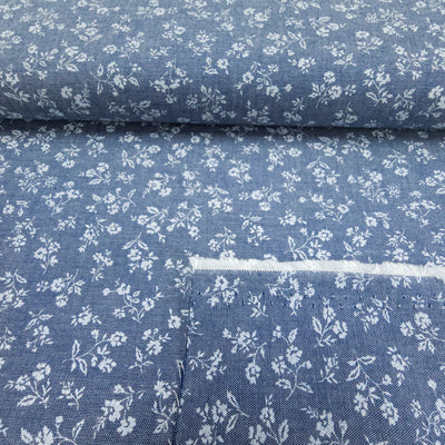 Sevenberry Classic Chambray | Robert Kaufman | Blue | 70 cm | END OF ROLL