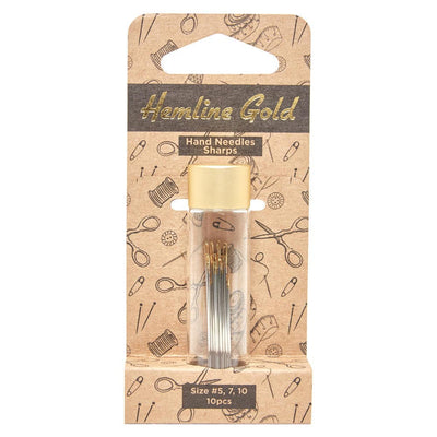 HEMLINE GOLD | Sharps Hand sewing Needles (Pack of 10)