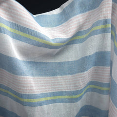 Yarn-Dyed Single Cotton Gauze | Striped