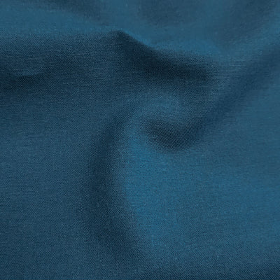 Stretch Rayon Linen Blend | Teal | 123 cm | END OF ROLL