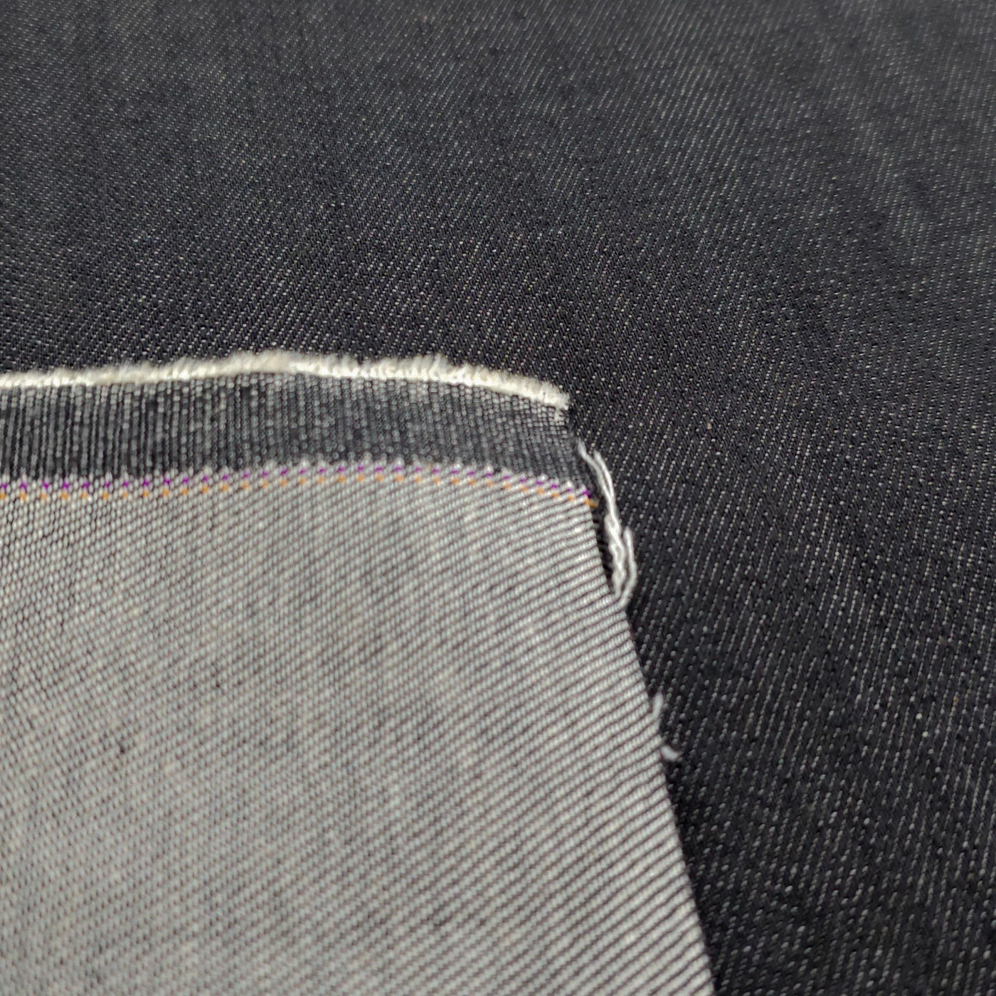 Cotton Denim | Charcoal | 110 cm | END OF ROLL