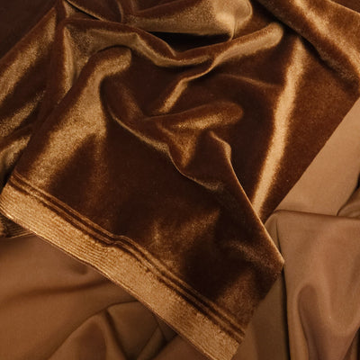 Streth Velour - Gold