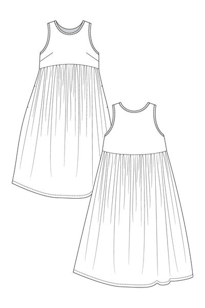 PDF Sewing Pattern | Taimi Dress &amp; Top | Named Clothing