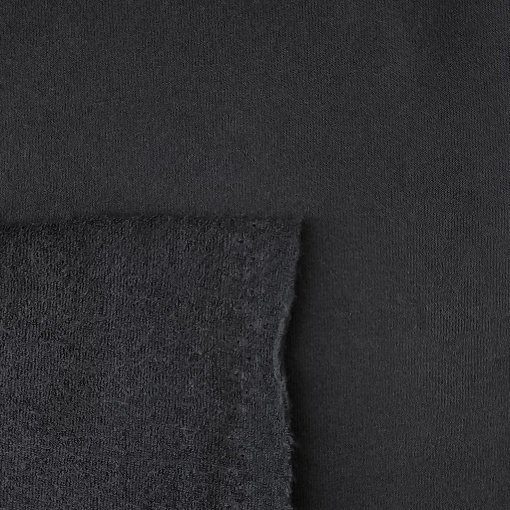 Terry Cloth Fabric - Black