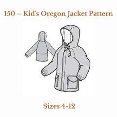 PDF SEWING PATTERN | Kid's Oregon Jacket | The Green Pepper