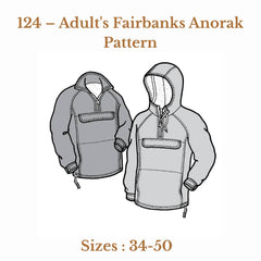PDF SEWING PATTERN | Adult's Fairbanks Anorak | Unisex | The Green Pepper