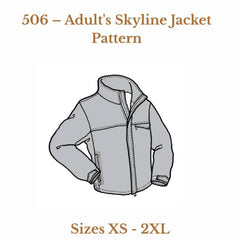 PDF SEWING PATTERN | Adult's Skyline Jacket | The Green Pepper
