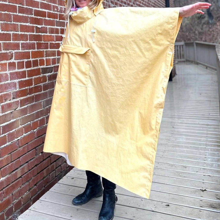 diy rain poncho bag Packable Kit | DIY, MYOG there is nothing worse than getting caught in a downpour The Unconventional Trashion Rain Poncho