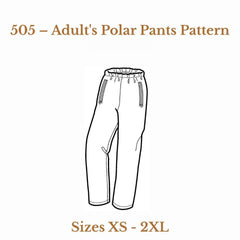 PDF SEWING PATTERN | Adult's Polar Pants | The Green Pepper