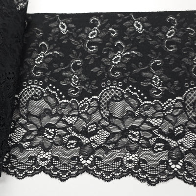 Bargin Deals On Beautful Wholesale stripe black lace fabric 