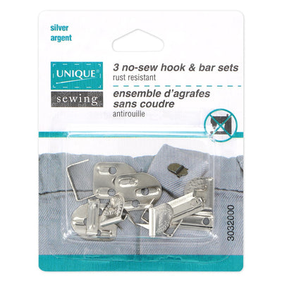 UNIQUE | No-Sew Hook & Bar Sets | 3 sets