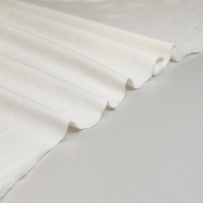 Ultra Soft Jersey | Stretch Lining  | Cream | 60 cm | END OF ROLL