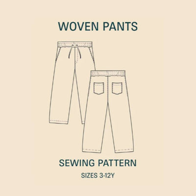 PDF Sewing Pattern | Pants for kids | Wardrobe by me
