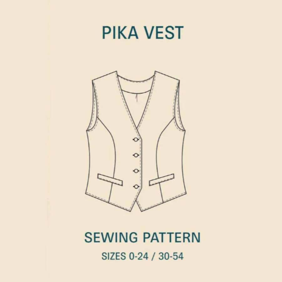 PDF Sewing Pattern | Pika Vest | Wardrobe by Me