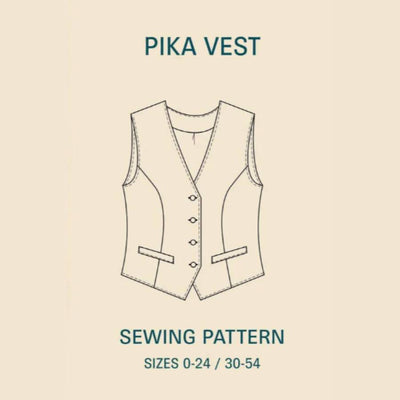 PDF Sewing Pattern | Pika Vest | Wardrobe by Me