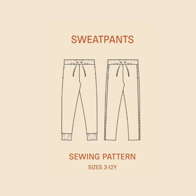 PDF Sewing Pattern | Kids Sweatpants | Wardrobe by Me