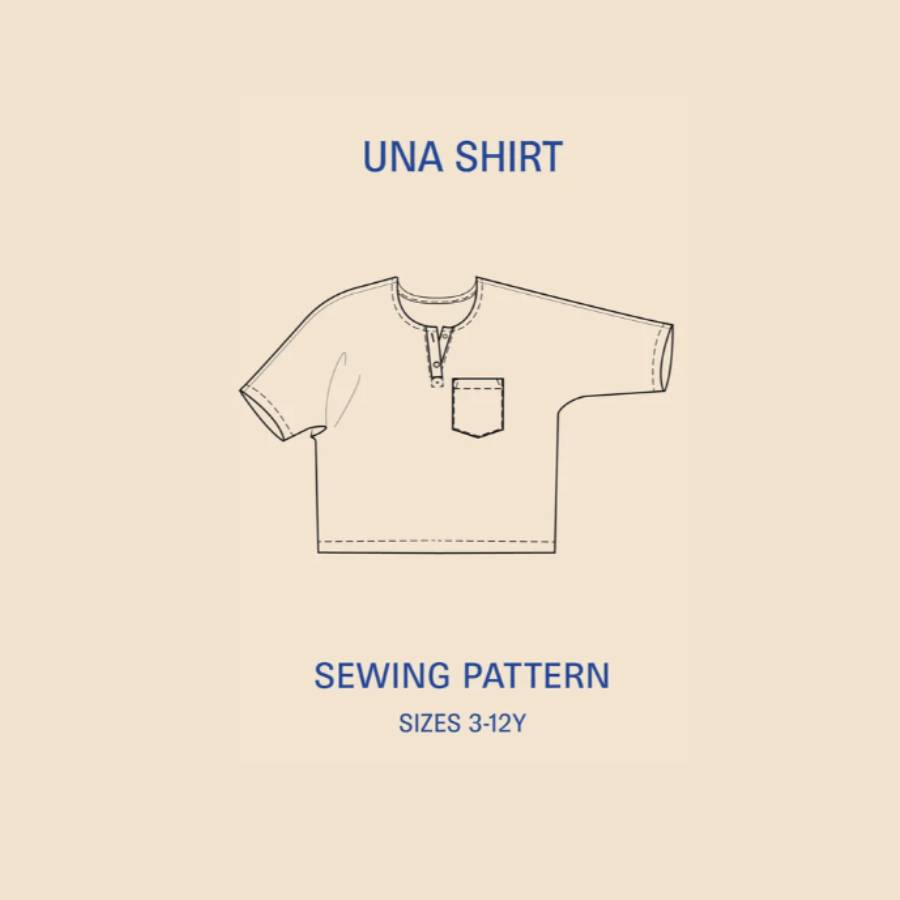 PDF Sewing Pattern | Kids Una Shirt | Wardrobe by Me