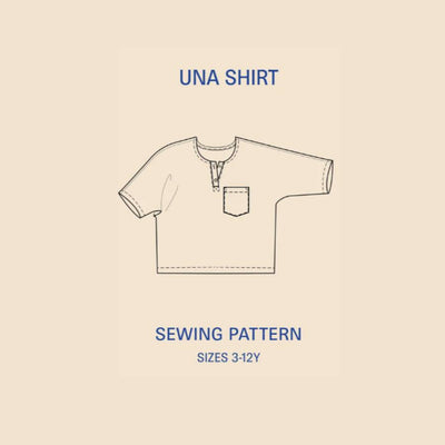 PDF Sewing Pattern | Kids Una Shirt | Wardrobe by Me